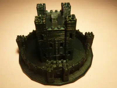 Bebbanburg castle  3D print model