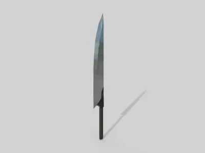 knife sword Low-poly 3D model purchase