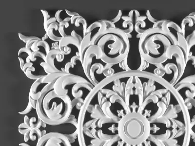 free ornamental classic decoration 3d model kitbash vol 36 Free 3D model