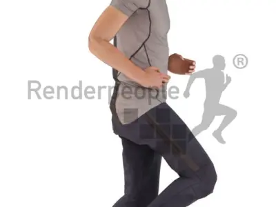 Michael Animated 009 Jogging