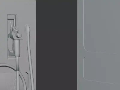 Vintage Gas Pump Pack - Retro Fuel Dispenser Low Poly PBR Low-poly 3D model
