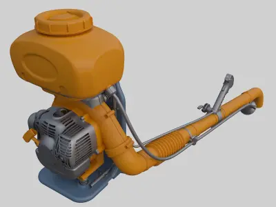 Backpack fertilizer sprayer 3D model