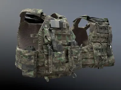SOLDIER Bulletproof Vest 04 3D model