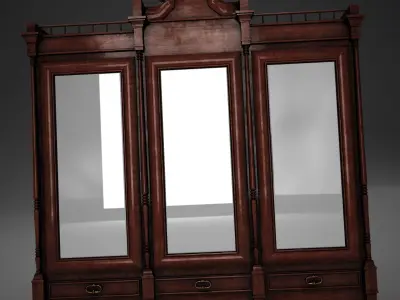 Antique Dresser 3D model