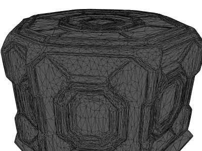 SciFi Energy Core Cube 3D model purchase