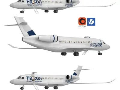 falcon6x 3D model