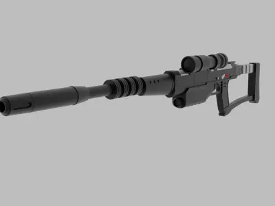 773 Firepuncher Rifle 3D model