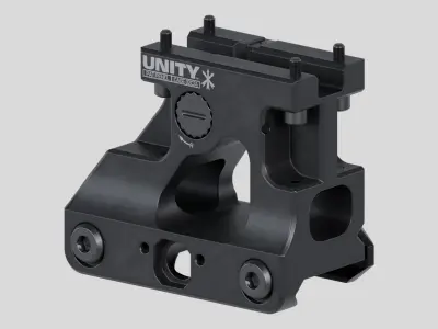 UNITY Tactical FAST MRO Mount Low-poly 3D model