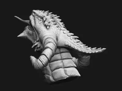 Dragon Head 2 3D model