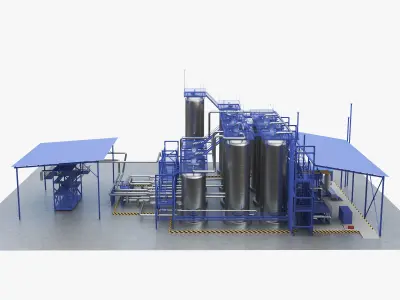 Oil equipment 3D model
