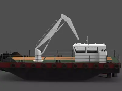 MultiCat Workboat 3D model