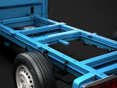 Freightliner Sprinter Chassis Single Cab L2 FWD 2020 3D model