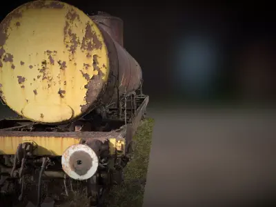 Wagon Citerne 3D model