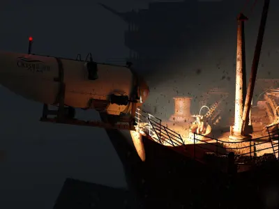 OceanGate - TITAN Submarine 3D model