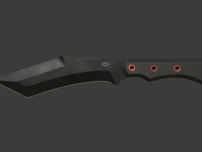 Knife-Kurki Low-poly 3D model purchase