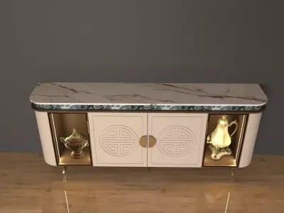Antique cabinet 3D model buy