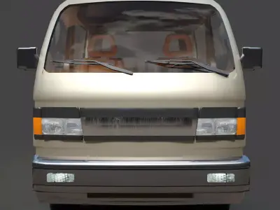 Suzuki Carry Pickup - Optimized High-Quality 3D Model 3D model
