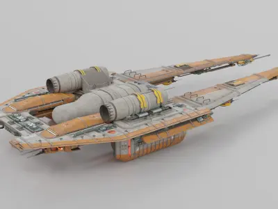 U-Wing Vehicle 3D model