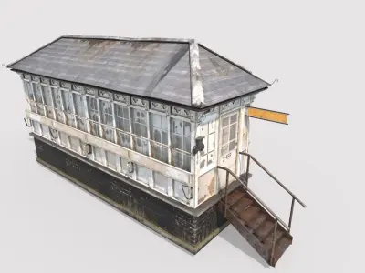 Old Signal Box 3D model