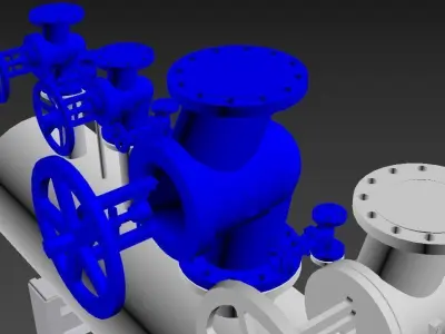 Steam Collector Machine Inventor Model 3D model