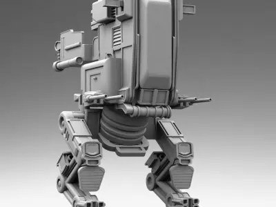 Robo-Tank 3D Print model at t robot 3D print model