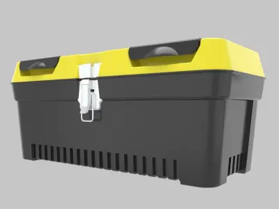 Plastic Toolbox 3D model