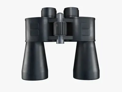 Binoculars Low-poly 3D model 6