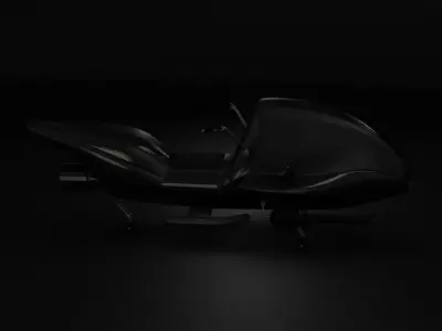 JetBike motorcycle Free 3D model