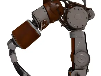 Steampunk Robotic Arm Prosthetic 3D model