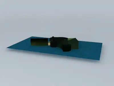 map x boat in water Free 3D model