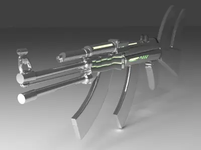Modified AK47 3D model