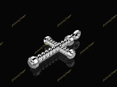 AV Designe 251 Cable Cross Pendant  3D print model