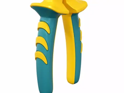 wire cutter plier 3D model