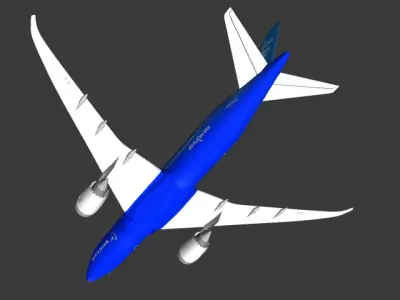 Boeing 787 3D model purchase
