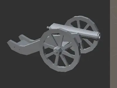 3D Weapons catapult and other wooden equipment Low-poly 3D model