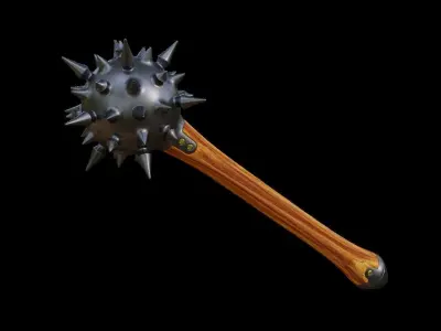 Battle mace 3D model