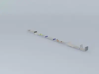 The weird supersport bike race Free 3D model