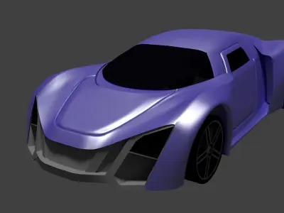 Marussia B2 Sport Free 3D model