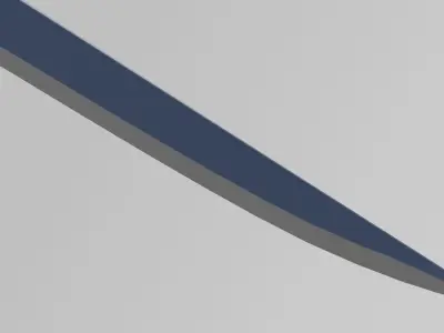 OB 00 10 vampire hunter knife Low-poly 3D model