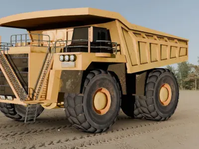 Realistic Construction Vehicle - Bundle Edition Low-poly 3D model