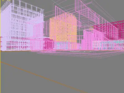 Museum Building 3D model 4