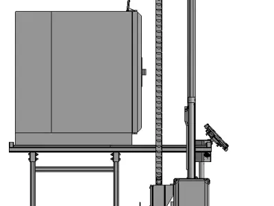 Servohydraulic Load Frames 100kN 3D model