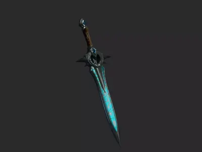 LOW POLY SWORD Low-poly 3D model shop