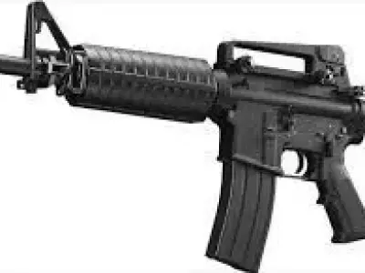 gun m4a1 Low-poly 3D model