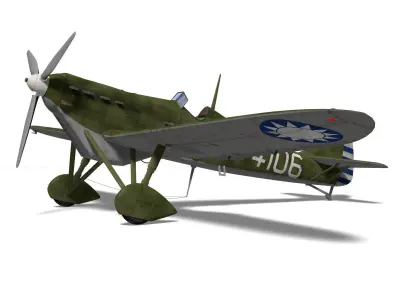Dewoitine D510 3D model buy