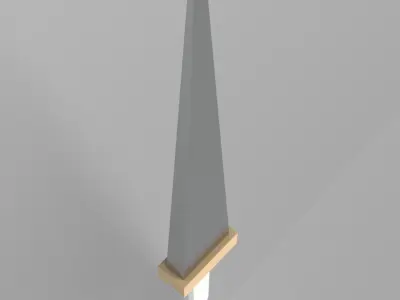 Lowpoly Sword 003 Free low-poly 3D model
