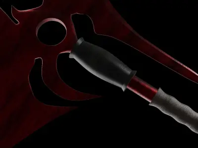 Red Scythe 3D model