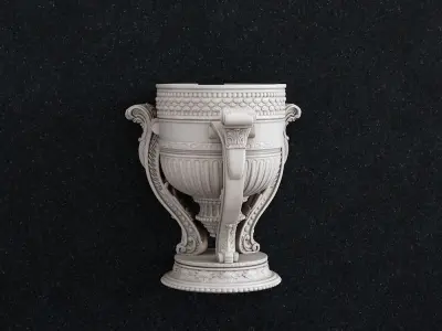 Baroque vase 3D print model