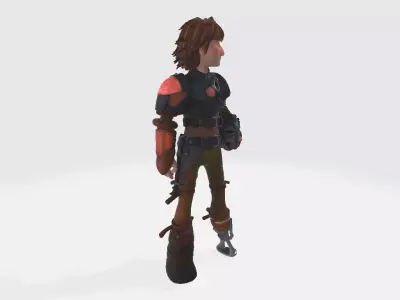 How to Train Your Dragon Hiccup Pose 03 3D print model