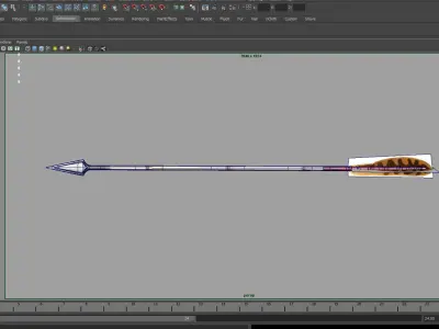 arrow 3d model feathered dart 3D model